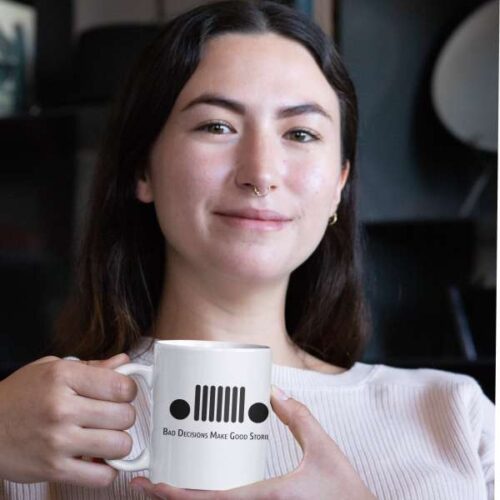 Bad Decisions Make Good Stories - Coffee Mug-V2-Mockup