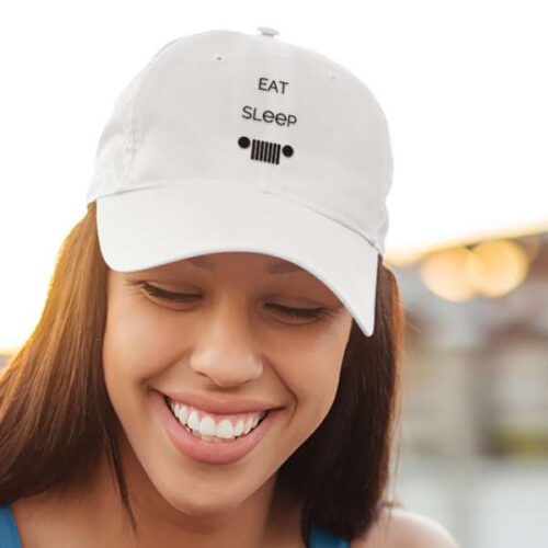 Eat Sleep Jeep - Baseball cap-V2-Mockup