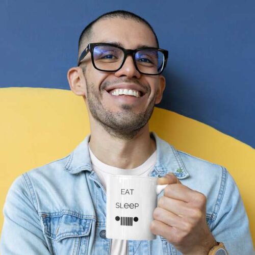 Eat Sleep Jeep - Coffee Mug-V2-Mockup