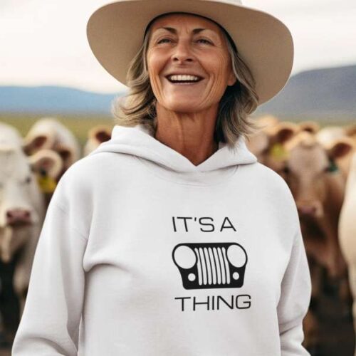 It's a (CJ) Grille Thing - Unisex Hoodie-Mockup