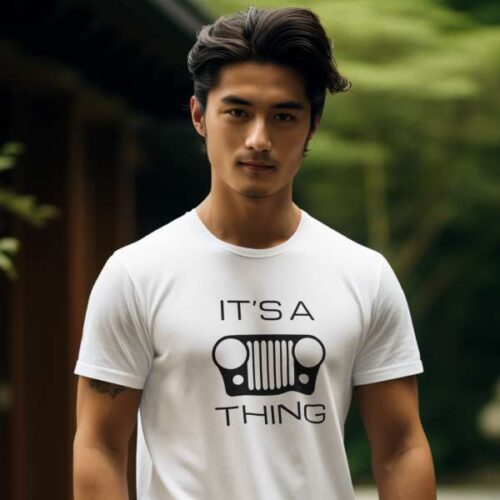 It's a (CJ) Grille Thing - Unisex Performance T-shirt-Mockup