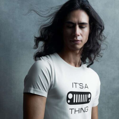 It's a (JK) Grille Thing - Unisex Performance T-shirt-Mockup