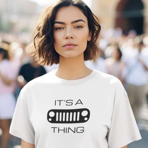 It's a (JK) Grille Thing - Unisex T-Shirt-It's a (JK) Grille Thing - Unisex T-Shirt-Mockup