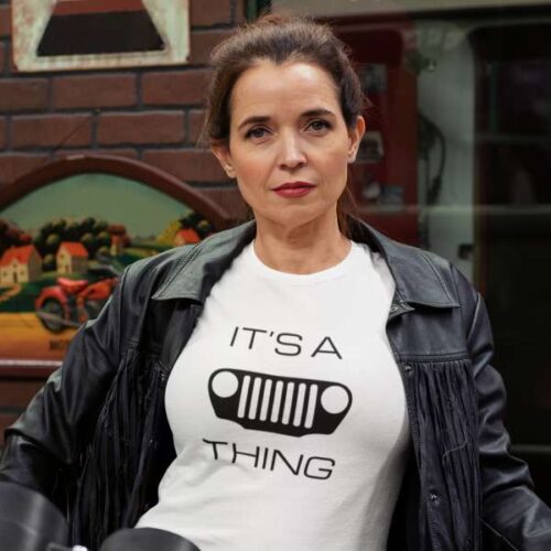 It's a (TJ) Grille Thing - Unisex Performance T-shirt-Mockup