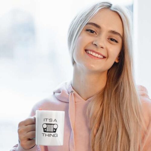 It's a (CJ) Grille Thing - Coffee Mug-Mockup