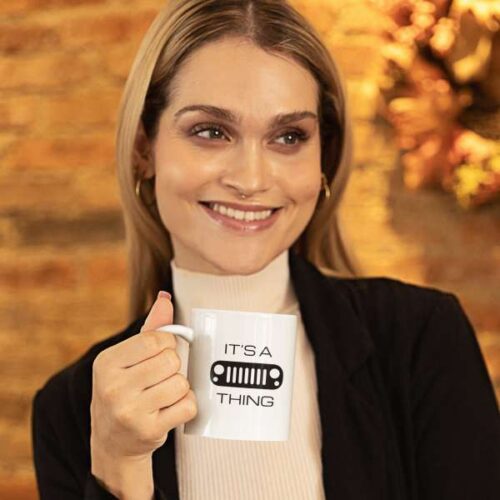 It's a (JK) Grille Thing - Coffee Mug-Mockup