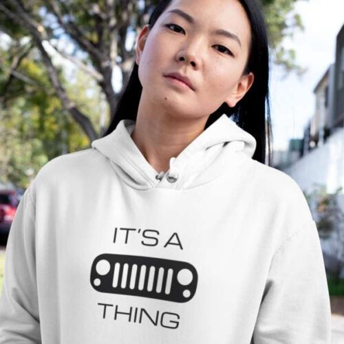 It's a (JK) Grille Thing - Unisex Hoodie-Mockup