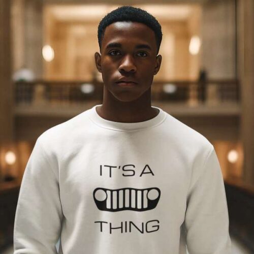It's a (JL) Grille Thing - Unisex Sweatshirt-Mockup