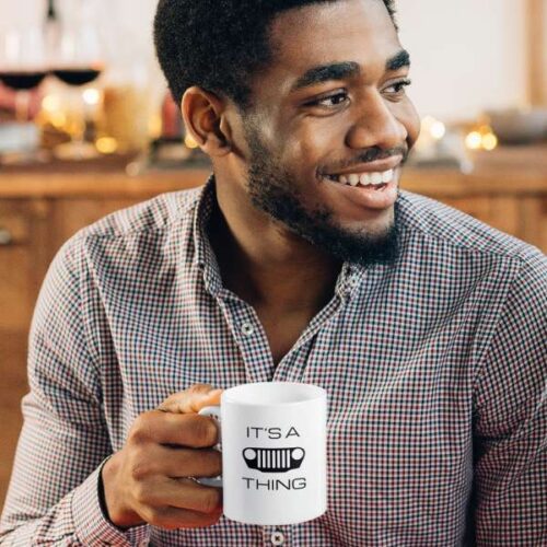 It's a (TJ) Grille Thing - Coffee Mug-Mockup