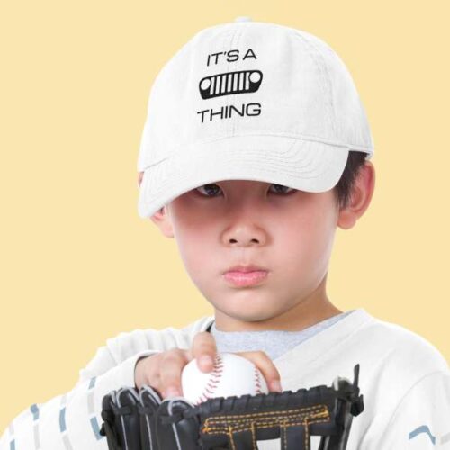 Its a TJ grille thing - baseball cap - boy