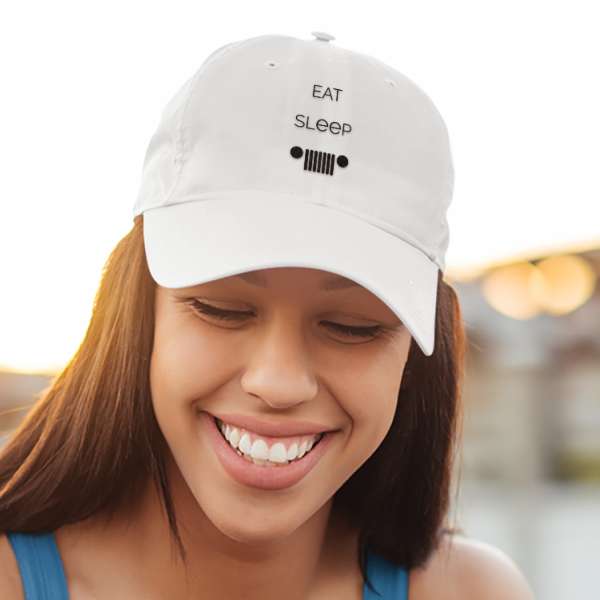 Eat Sleep Jeep - Baseball cap