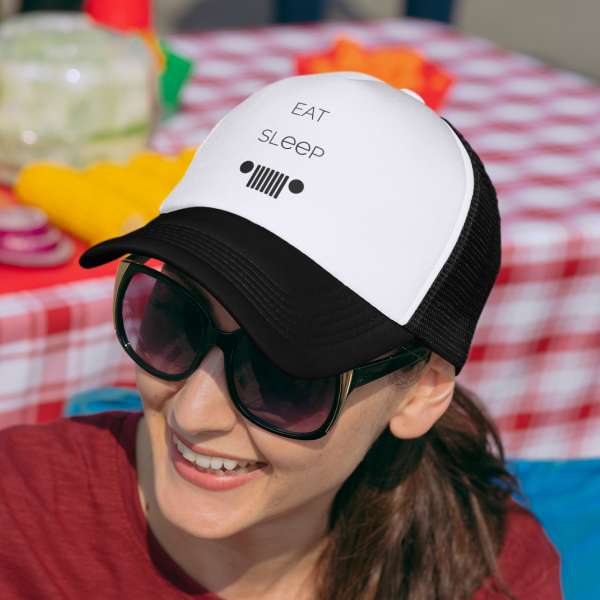 Eat Sleep Jeep - Trucker Cap