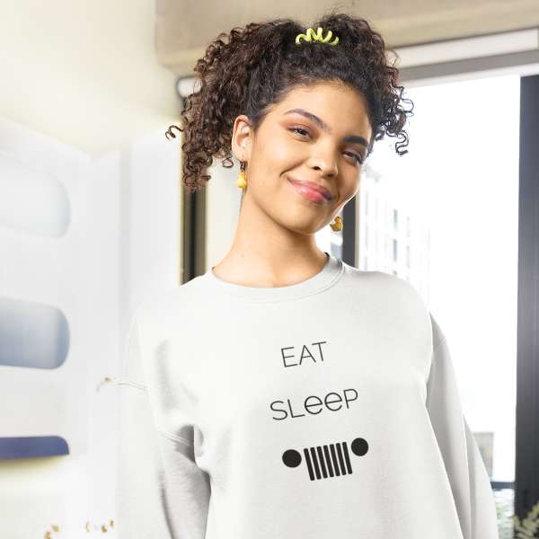 Eat Sleep Jeep - Unisex Sweatshirt