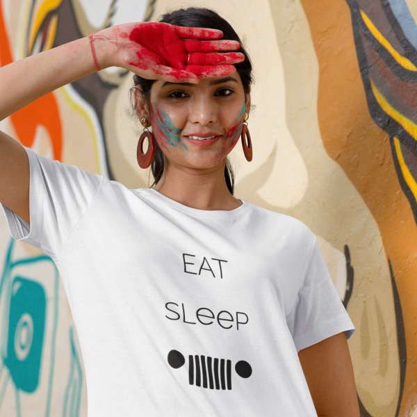 Eat Sleep Jeep - Unisex T-Shirt