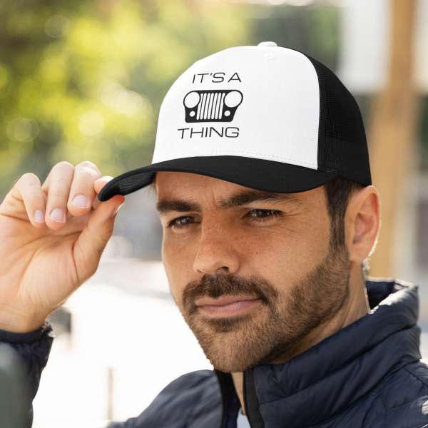 It's a (CJ) Grille Thing - Trucker Cap