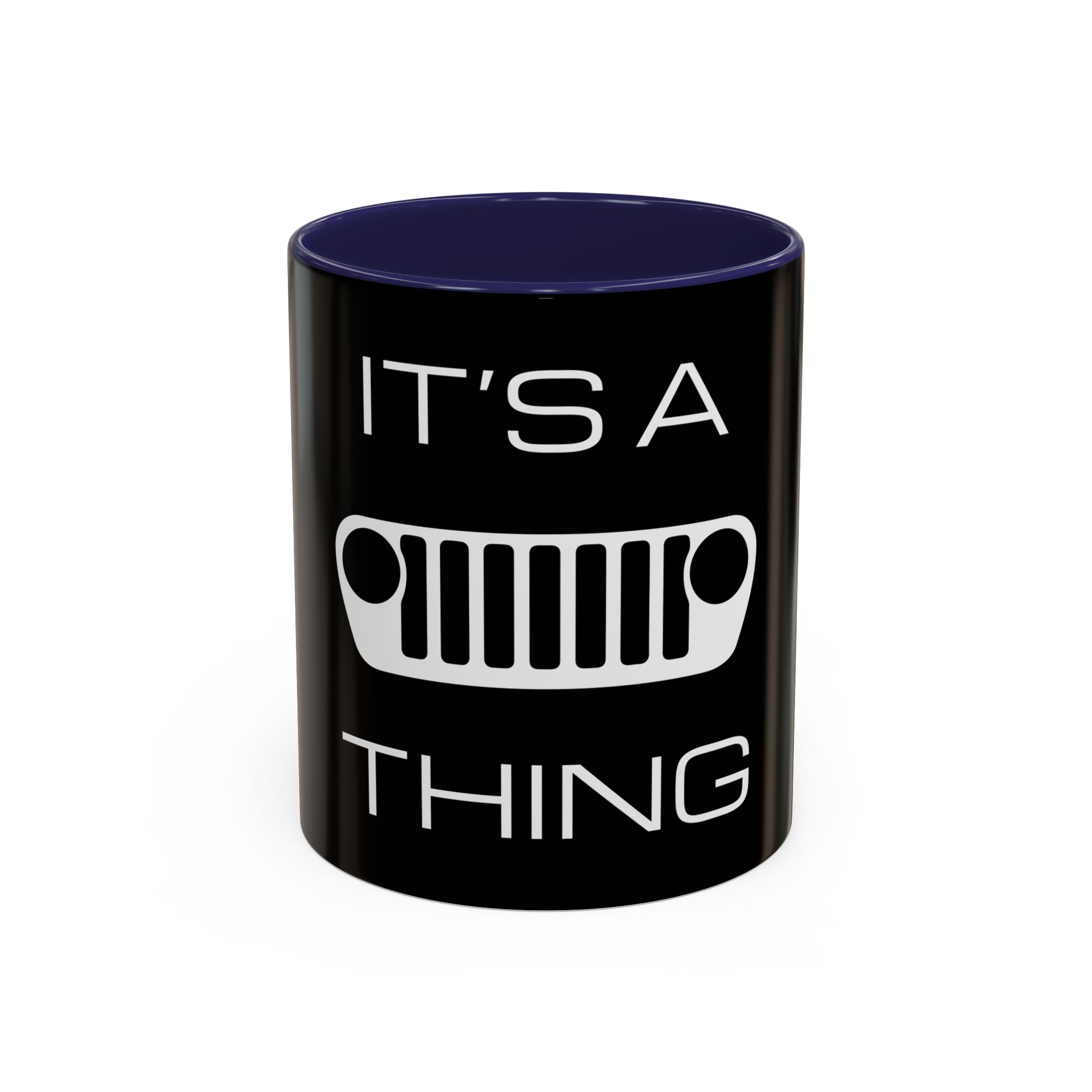 It's a (JL) Grille Thing - Black Accent Coffee Mug