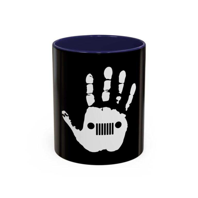 GRILLE Jeep Wave - Black Accent Coffee Mug