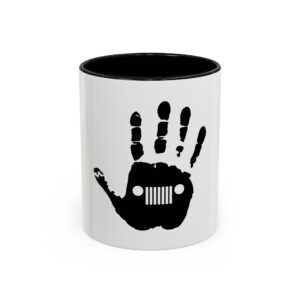 GRILLE Jeep Wave - White Accent Coffee Mug