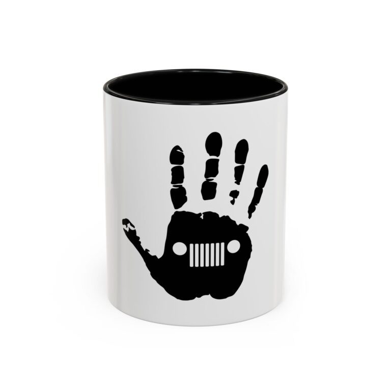 GRILLE Jeep Wave - White Accent Coffee Mug