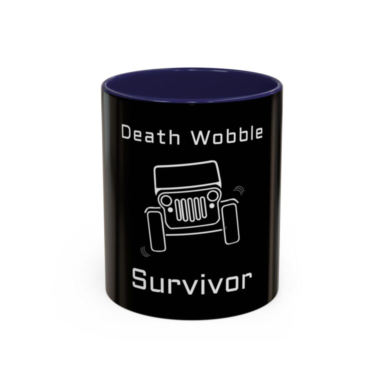 Death Wobble Survivor - Black Accent Coffee Mug